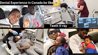 First Family Dental Experience in Canada  An Xray had to be done [upl. by Asiruam736]