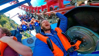 Riding the BEST rides at Six Flags Magic Mountain [upl. by Emmalynne65]