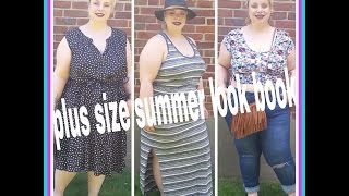 PLUS SIZE SUMMER LOOK BOOK  collab [upl. by Ladnyc493]