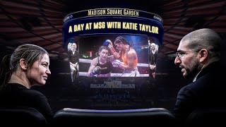 ARIEL HELWANI amp KATIE TAYLOR  A Day at Madison Square Garden  One Year after ICONIC FIGHT boxing [upl. by Digirb613]