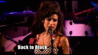 Amy Winehouse  Back To Black Live in concert in her best performance RIP [upl. by Enyahs]