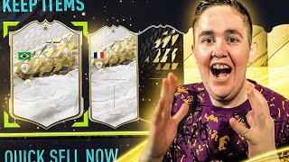 INSANE PRIME ICON IN A PACK  FIFA 22 [upl. by Atinram140]