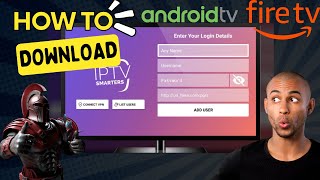 How to download and install IPTV Smarters on Android TV FireStick and FireTV 2024 [upl. by Lyda]