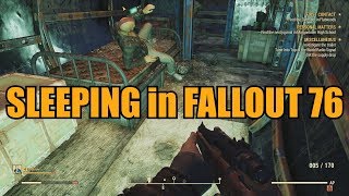 Fallout 76  What Happens When You Sleep Well Rested Bonus Included [upl. by Voorhis]