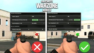 5 Best Graphics Settings In Warzone Mobile  WZM Tips amp Tricks [upl. by Onaivatco]