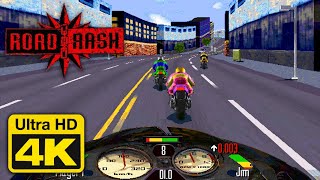 Road Rash 1996  Old Game PC in 4K 60FPS  Childhood Memories [upl. by Nylaras]