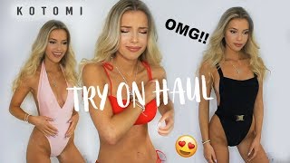 BEST SWIMWEAR BRAND EVER TRY ON HAUL KOTOMI BABES YOU SHOOK ME  anniemadgett [upl. by Countess]