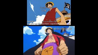 ONE PIECE episode 1000 full special opening comparison [upl. by Airrotal]