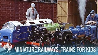 Miniature Railways Trains for Kids  British Pathé [upl. by Lrad]