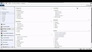 Microsoft Dynamics AX  How To Navigate Workspace [upl. by Karoly]