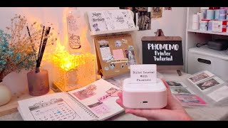 Phomemo Tutorial Live 🥰 How to set up and use Phomemo Mini Printer M02T02M02S [upl. by Oskar]