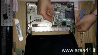 ASUS eeepc 1005HA  Disassembly [upl. by Ring]