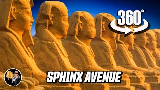 360 VR Tour Avenue of the Sphinxes Decoding the HIDDEN Symbolism of the Sphinx [upl. by Hussey42]