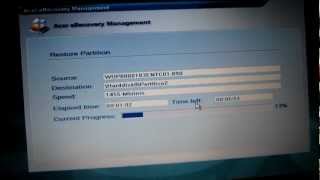 How to factory reset restore an Acer Aspire 5735 and other Acer systems [upl. by Tamer384]