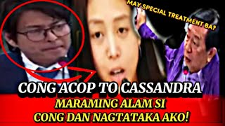 CONG ACOP TO CASSANDRA ANO MERON KAY DAN MARAMI SIYANG ALAM SAYO [upl. by Timofei222]