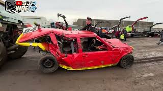 Kings Lynn Unlimited Banger Icebreaker 2024 Pit Walk [upl. by Eicarg]