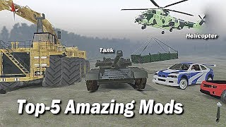 Top 5 Amazing mods of Spintires that are missing in Mudrunner [upl. by Klinges]