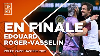 RogerVasselin et Gonzalez en finale du Rolex Paris Masters 2023  FFT [upl. by Welker734]