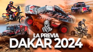 El RALLY DAKAR 2024  La PREVIA  PARTICIPANTES y RECORRIDO [upl. by Otokam335]