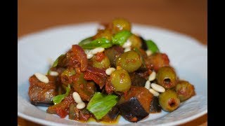 Sicilian Caponata Recipe  How to Cook Real Italian Food from my Italian Kitchen [upl. by Assenna]