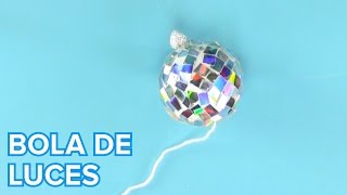 Cómo hacer una bola de discoteca paso a paso  Manualidades infantiles [upl. by Rich681]