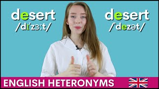 Learn the English Heteronym DESERT with Pronunciation and Practice Sentences [upl. by Blum]