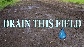 How to drain a wet food plot or field [upl. by Amocat296]