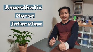 NURSING IN THE UK No 17 My NHS Anaesthetic Nurse Interview [upl. by Lacsap267]