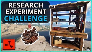 THE EXPERIMENT ONLY RESEARCH CHALLENGE Rust Solo Survival Gameplay PART 1 [upl. by Agn562]