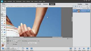 Freistellen in Photoshop Elements 01  Magnetisches Lasso und Farbsäume entfernen [upl. by Donelson]