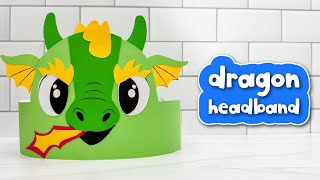 Dragon Headband Craft For Kids [upl. by Breeze744]