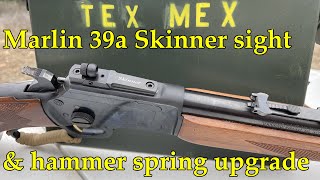 Marlin 39a Skinner Peep sights and Spring Upgrade Part 1 [upl. by Eisor523]