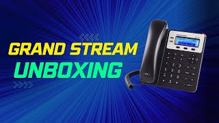 Grand Stream IP Phone Unboxing [upl. by Oidivo]