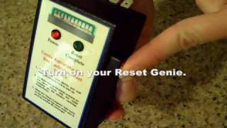 How to reset a Cat Genie Smart Cartridge with the Reset Genie [upl. by Steinman608]