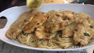 Escalopines en Salsa Piccata [upl. by Drusie244]