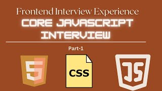 Freshers Frontend Interview Mock  HTML CSS and JavaScript  Interview Experience [upl. by Robbi]