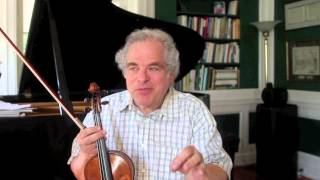 Itzhak Perlman talks about the Beethoven Violin Concerto [upl. by Dorr]