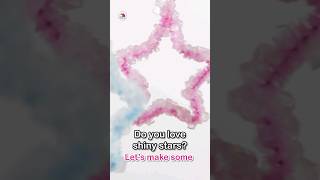 How to Make DIY CRYSTAL STARS shorts diy youtubeshorts [upl. by Lunt]