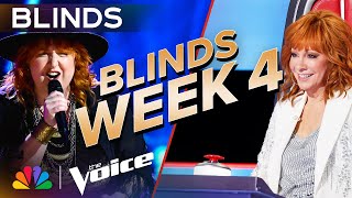 Stunning Blind Auditions from Week 4  The Voice  NBC [upl. by Ecylla]