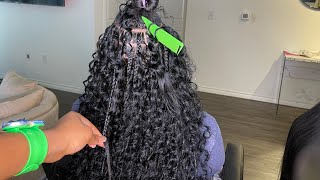 STEPby STEP VERY DETAILED BOHO BOX BRAIDS TUTORIALNO GLUE Hair by​⁠ ​⁠QueenssLoungeQL [upl. by Dlanor]