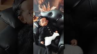 12 days new born baby shoot at Flashme studio  Boss baby theme folk song newbornbabyphotography [upl. by Nivart]