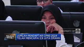 Pendaftar CPNS Tembus 29 Juta Orang [upl. by Florance539]