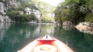 gorges du Verdon kayak sur le lac desparron [upl. by Salohcim]