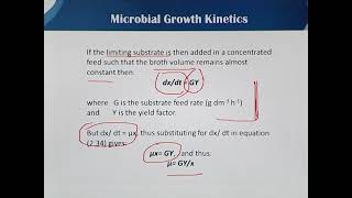 Fed Batch Culture 5  Principles of Biochemical Engineering  BT513TTopic014 [upl. by Garnet128]