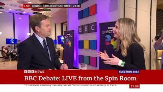 BBC Election 2024 PostDebate Analysis News Channel  June 7 2024 [upl. by Frankhouse142]