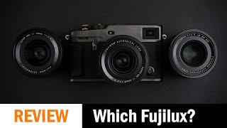 Fujifilm XF18mm vs XF23mm vs XF33mm Which One is the Best for You [upl. by Suciram891]