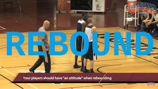 Teach Rebounding Skills with Chris Macks 1on1 Drill [upl. by Ettezoj]