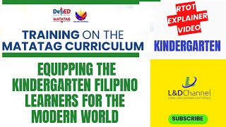 Equipping the Kindergarten Filipino Learners for the Modern World [upl. by Enela72]