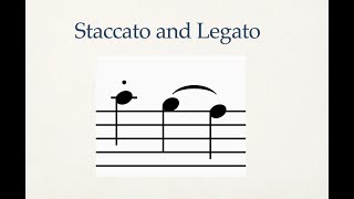 Staccato and Legato Explained  how to read and play these beautiful musical articulations [upl. by Eemyaj]