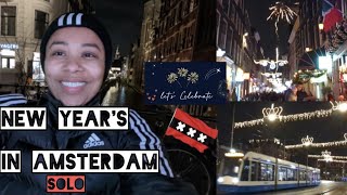 Solo trip to Amsterdam New Years celebration [upl. by Levon253]